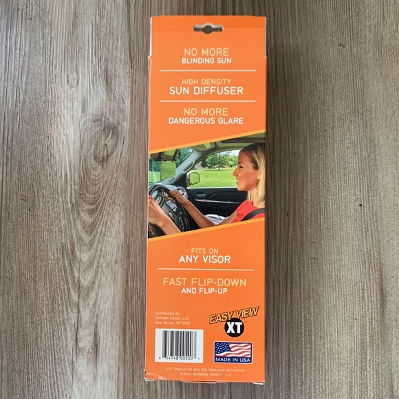 New Easy View XT Glare Blocker Universal Fit Car Sun Visor As Seen on TV - Picture 4 of 5